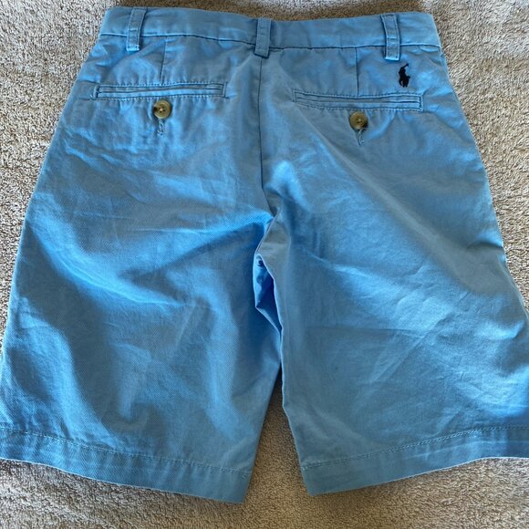 Polo Ralph Lauren Boys Chino Shorts Size 6 Light Blue Cotton Classic Fit - Picture 3 of 4